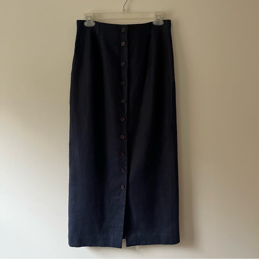 Talbots Irish Linen Maxi Skirt 10